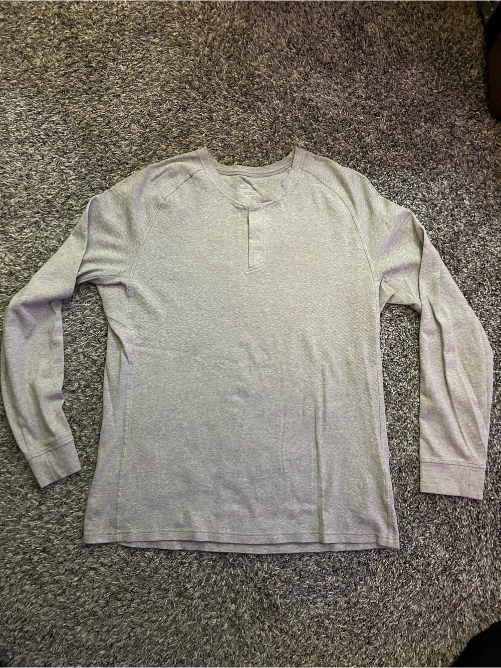 Arc'teryx Men's Long Sleeve Henley - Light Gray Heather